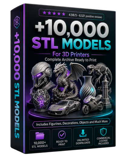 +10,000 STL files ready to print